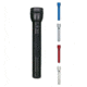 MagLite Heavy Duty 3-D Cell Aluminum Water Resistant Flashlights w/ High-intensity Light Beam, Black, Blue, Gray, Red, Silver