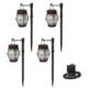 Malibu LED Low Voltage Cast Aluminum Pathway Light Kit 83 Lumens 4 pk,Bronze 8406-2951-04