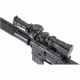 1-4.5 x 24mm Tactical Knob Illuminated Rifle Scope MTR-D2, Black
