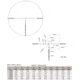 March Scopes 2.5-25X42mm Tactical Turret Rifle Scope, 30mm Tube, SFP, MTR-4 Reticle, Black, NSN None, D25V42TM MTR-4 Reticle