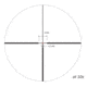 March Scopes Normal Turret 2.5-25x42mm, 30mm Tube, Second Focal Plane, FD-1 Reticle, MIL, Black, D25V42IMLFD-1 Reticle