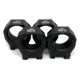 March Scopes Picatinny Rifle Scope Rings, 34mm Diameter / Height 37mm, Black, PC34H37