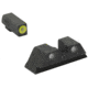 Meprolight Hyper-Bright Plus Co-Witness Glock Standand Frame, Black Glock Yellow Ring, 040224318021, 040224318021