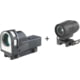 OpticsPlanet Exclusive Meprolight M21 Reflex Red Dot Sight, 1x30mm, Triangle and MMX3 3x18mm Micro Magnifier, 56262410