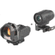 Meprolight M22 Reflex Red Dot Sight, Triangle and MMX3 3x18mm Micro Magnifier, 56225090