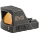 Meprolight MPO-S 1x 0.80x0.60in Reflex Red Dot Sight, Red 3 MOA Dot, 33 MOA Bullseye/Dot Reticle, Black, 901141171