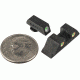 Meprolight Tru-Dot Night Sight Set for Glock 10mm &amp; 45 ACP, Green Front/Orange Rear, 10222O