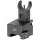 Midwest Industries Locking Low Profile Flip Front Sight For Gas Block, Black - MI-LFFG
