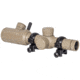 Monstrum 1-4x20 Rifle Scope with Rangefinder Reticle and Medium Profile Scope Rings, Flat Dark Earth, TS1420-R-RG