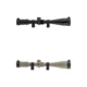 Monstrum G2 6-24x50mm Rifle Scope, Black, Flat Dark Earth