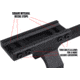 Monstrum Slim Profile Series Offset Picatinny Scope Mount w/Integrated Level, 30 mm, Black, ZR301-L-B