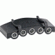 N-Rit 5 LED Cap Light, Black, 3 1/4in. x 2in. NR1001