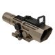 NcSTAR ADO 3-9X42 Scope w/Flip Up Red Dot Optic,Intergrated Red Dot,P4 Sniper Reticle,Red/Blue Illumination, Tan, VADOTP3942G