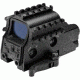 NcSTAR Green Dot/3 Armored Rail Sighting System/Quick Release/Built-In Red Laser D3ARSGQLR