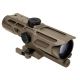 NcSTAR MARK III Gen3 Tactical 3-9x40 Mil Dot Rifle Scope,P4 Sniper Reticle,Red/Blue Illimination,Green Lens, Tan, VSTP3940GV3T