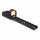 Ncstar Moss 500/590 Shotgun Reciever Micro-Dot Base/Rail Mount/ With Red Micro-Dot Optic, BLACK MSHRMDMOSR