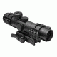 NcSTAR XRS Series 4x32 Compact Scope w/ Modular Upper Scope Rings, Black, Blue Ill. Mil-Dot/Waver SECXRSM432G