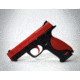 NextLevel Training SIRT 107 Pro Training Pistol, Red Steel Slide and Red/Red Lasers NLT01-107-S2R000-00