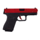 NextLevel Training SIRT 115C Optic Ready Slide Compact Laser Training Pistol, G19 MOS, Red Take Up Laser, Green Shot Indicator Laser, Black/Red, 115-S2GORC-00