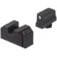 Night Fision Optics Ready Stealth Glock Night Sight Set, Glock 17/19/34 w/ RMR/507c/508t, Black Front Ring, Blank Rear Sight, GLK-001-290-313-ZGZX
