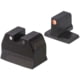 Night Fision Optics Ready Stealth Heckler &amp; Koch Night Sight Set, HK VP9 w/ RMR/507c/508t , Orange Front Ring, HAK-127-350-387-OGZG