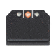 Night Fision Optics Ready Stealth Night Sight Set, Glock 17/19/34 w/ DPP/509t/Romeo Pro, Orange Front, Black, GLK-001-469-494-OGZG