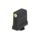 Night Fision Optics Ready Stealth Night Sight Set, Glock 17/19/34 w/ DPP/509t/Romeo Pro, Yellow Front, Black, GLK-001-469-494-YGZG
