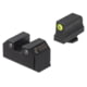 Night Fision Optics Ready Stealth Night Sight Set, Glock 48 w/ 507k, Yellow Front, Black, GLK-005-290-313-YGZG