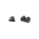 Night Fision Optics Ready Stealth Series Sights, Tritium with Yellow Fluorescent Ring Front Sight, Black Rear Sight, Fits Sig P365 with P-Series Dovetail, .240"-.238" Blade Height, Square Notch Rear Sight, Nitride Finish, Black, SIG-180-240-238-YGZX