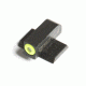 Night Fision Perfect Dot Front Night Sight Only, Yellow Front w/Green Tritium, Fits Smith &amp; Wesson M&amp;P/M&amp;P M2.0/M&amp;P SHIELD/SD9 VE, SAW-200-001-YGXX