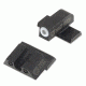 Night Fision Perfect Dot Night Sight Set w/Front, U Rear, White Front w/Green Tritium, Black Rear w/Green Tr, Fits Springfield XD/XDM/XD Mod. 2, SPR-226-007-WGZG