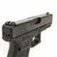 Night Fision Perfect Dot Night Sight Set w/Front, U Rear, Yellow Front w/Green Tritium, White Rear w/Green T, Fits Glock 20/21/29/30/36/40/41, GLK-002-007-YGWG