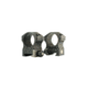 NightForce ULTRALITE 30mm Titanium/Alloy Ring Set, High, 1.125, 6 Screw, Black, Full-Size, A266