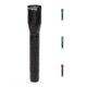 Nightstick Metal Dual-Light Rechargeable Flashlight w/Magnet, Black, Blue, Green, Red