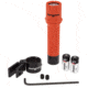 Nightstick Tactical Fire LED Flashlight w/Multi-Angle Helmet Mount,180 Lumens,Red FDL-300R-K01