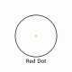 Nikko Stirling 50mm Red Dot with 5/8 Integrated Mounts, Black, Small, NSN N, NRD50IM