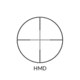 Nikko Stirling Half Mil Dot Reticle