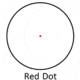 Nikko Stirling NRD40IM38 1x42mm Red Dot Sight w/3/8 Scope Ring Mounts, 4 MOA Dot, Black, nrd40im38