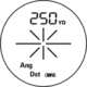 Nikon RifleHunter 550 Laser Range Finders Reticle