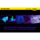 Nitecore CU6 UV and White Dual LED Flashlight, Black, 6952506401239