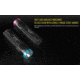 Nitecore EC4GT Flashlight CREE XP-L HI V3 LED, 1000 Lumens, Black/Blue NITECORE-EC4GT-BLUE