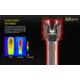 Nitecore EC4GT Flashlight CREE XP-L HI V3 LED, 1000 Lumens, Black/Blue NITECORE-EC4GT-BLUE