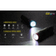 Nitecore EC4GT Flashlight CREE XP-L HI V3 LED, 1000 Lumens, Black/Blue NITECORE-EC4GT-BLUE