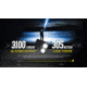 Nitecore EDC27 UHi 3100 Lumen Ultra Slim Flat EDC Flashlight, Black, EDC27UHI