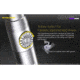 Nitecore GEM10 1 x 18650/ 2 x CR123A/ RCR123A CREE XP-L HI V3 LED Jeweler Flashlight, 800 Lumens, Silver, GEM-10