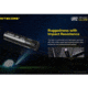 Nitecore LR12 1 x 18650/ 2 x CR123A/ RCR123A CREE XP-L HD V6 LED Lantern Flashlight, 1000 Lumens, Black, LR12