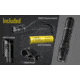 Nitecore MH12S 1800 Lumen USB-C Rechargeable Flashlight Mounting Kit, Black, 6952506466610