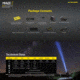 Nitecore MH40S Luminengin G9 LED Long Throw Rechargeable Flashlight, 21700, White, 1500 Lumens, Black, 6952506407347