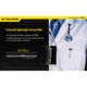 Nitecore MT06MD 180 Lumen Nichia 219B 2xAAA LED Penlight, Pupil Gauge, Black, 6952506404582