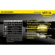 Nitecore MT1A Multi-task 180 Lumen EDC LED Compact Flashlight, Use 1xAA Battery, Black, 6952506400720